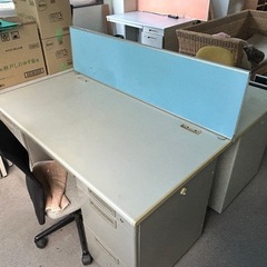 オフィスデスク片袖1台両袖2台【必要な台数だけでも可】の画像