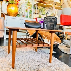 70‘s ヴィンテージ　チーク材　コーヒーテーブル  
の画像