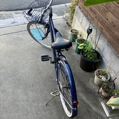 自転車　24インチ　ブルーの画像