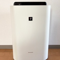 【美品】シャープ 加湿空気清浄機　ホワイト KC-H50-W　2019年の画像