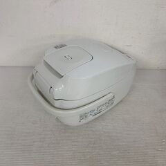 【ZOJIRUSHI】 象印 マイコン 炊飯ジャー NL-BE05 ソフトホワイト 2022年製 キッチン家電 動作確認済み A0888の画像