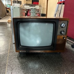 昭和レトロ　ブラウン管テレビの画像