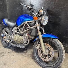 ★支払い総額13.8万円★関東圏内即日配送可能！ホンダ VTR250 MC33 社外マフラー！社外ハンドル！激安250MT！の画像