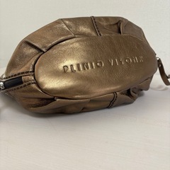 イタリアのレザーバッグ　ブロンズ
の画像