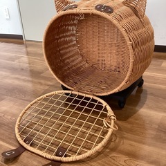 ペットバスケット【町田市再生家具】1122の画像