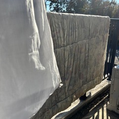 掛け布団　カバー付きの画像