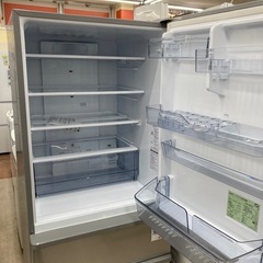 🧊AQUA アクア🧊355L冷蔵庫🧊2023年式🧊まん中2段フリーザー🧊シルバー🧊4ドア🧊AQR-36N🧊7407の画像