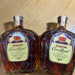 CROWN ROYAL クラウンローヤル ウイスキー2本セット 750ml 40度 箱付の画像