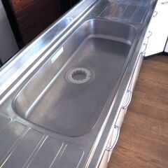 L型キッチン　ホーロー　サンウェーブ　リユース品　価格　110,000円の画像