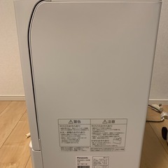 Panasonic 食器洗い乾燥機 ホワイト 2021年製 NP-TSP1の画像