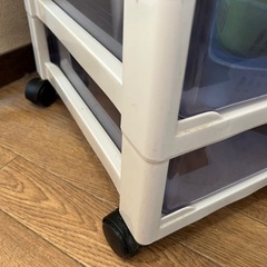引き出し6段　キャスター付き　アイリスオーヤマの画像
