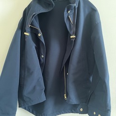 GU マウンテンパーカー 紺色　使用少　の画像