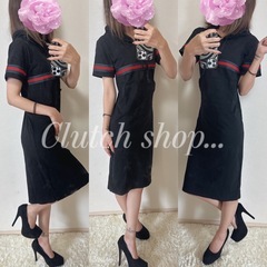 【新品】ボーダーライン　ミディアム丈ワンピース　美ラインの画像