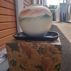 九谷焼　６号花瓶　曙の画像