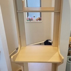 キャットタワー　ツリー型　木製　モダンの画像