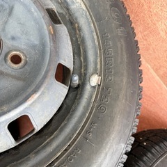 スパイクタイヤ　軽バンの画像