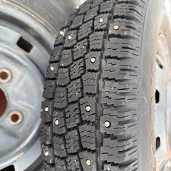 スパイクタイヤ　軽バンの画像
