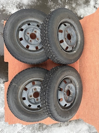 軽バン用　スパイクタイヤ12インチ