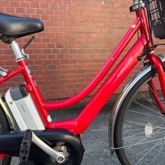 YAMAHA PAS CITY 電動アシスト自転車 バスケット付きの画像