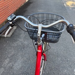 YAMAHA PAS CITY 電動アシスト自転車 バスケット付きの画像