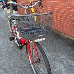 YAMAHA PAS CITY 電動アシスト自転車 バスケット付きの画像