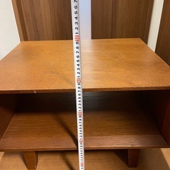 テーブル　木製　テレビ台　棚の画像