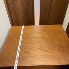 テーブル　木製　テレビ台　棚の画像