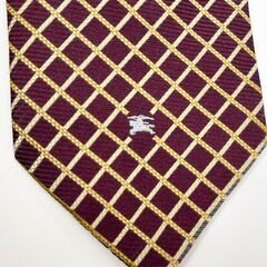 【ドリーム池田店】美品　バーバリー　ネクタイ/レッド　IKW-254の画像
