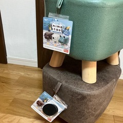 アニマルスツール　カバ　イヌの画像