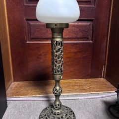 【北見引取】アンティーク　骨董　フロアランプ　デスクランプ　昭和レトロ　照明の画像