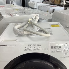 SHARP   シャープ　ドラム式洗濯乾燥機　ES-S7G-WL   2022年製   洗濯7㎏　乾燥3.5㎏の画像
