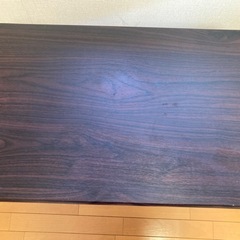 ニトリ　折り畳み机　テーブル　茶色の画像