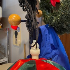 【引き取り限定】中古品　クリスマス　パラシュート雪だるまの画像