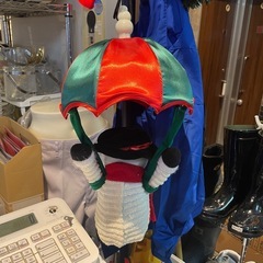 【引き取り限定】中古品　クリスマス　パラシュート雪だるまの画像