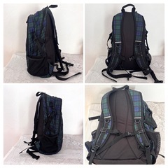 Coleman コールマン バックパック ウォーカー25グリーンチェック柄 リュックサックの画像