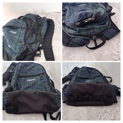 Coleman コールマン バックパック ウォーカー25グリーンチェック柄 リュックサックの画像