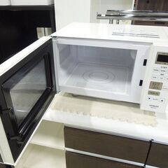 日立 フラット庫内 電子レンジ 17L 2019年製 最大800W HMR-FS182 ヘルツフリー 単機能レンジ キッチン家電 HITACHI 札幌市 東区 新道東店の画像