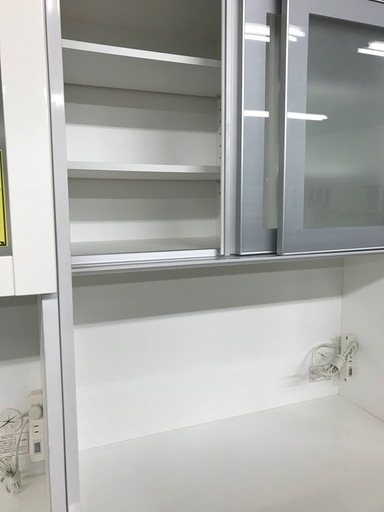 ジャングルジャングル貝塚店　ニトリ　レンジボード　食器棚　ホワイト　貝塚市　二色浜　リサイクルショップ