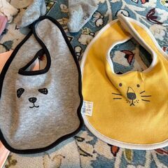 赤ちゃんのスタイ・靴下・帽子使ってください。の画像