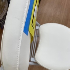 ☆ドリーム荒牧店☆ジモティー割引有☆【クリーニング済み】ニトリ 折りたたみチェア バーミーズ WH　の画像