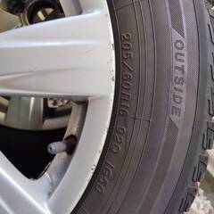 スタッドレスタイヤ　ホイールセット　ヨコハマ アイスガード　ig50PLUS　205/60R16　2019年製造　7.5JX16H2 5穴の画像