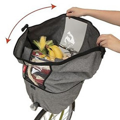 　自転車　かご　カバー　　簡単開閉　マルトの画像