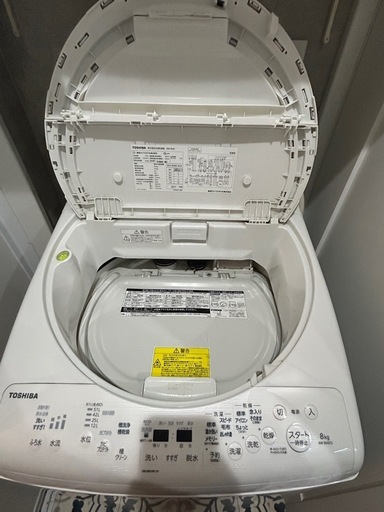 商談中　
TOSHIBA 東芝電気洗濯乾燥機 AW-8V6