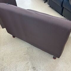 二人掛けソファ ブラウン 幅100cm×奥行69cm×高さ66cm【ジャングルジャングル岩出店】【B286】和歌山 岩出市 紀の川市 海南市の画像