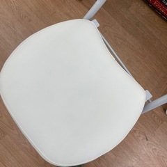 ☆ドリーム荒牧店☆ジモティー割引有☆【クリーニング済み】ニトリ 折りたたみチェア バーミーズ WHの画像