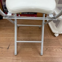 ☆ドリーム荒牧店☆ジモティー割引有☆【クリーニング済み】ニトリ 折りたたみチェア バーミーズ WHの画像