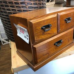 【リサイクルショップどりーむ鹿大前店】No.3371　小物入れ　小さいタンスの画像