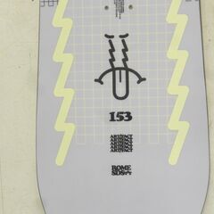 札幌市 清田区 ROME SDS ロームエスディーエス スノーボード板 ARTIFACT 153㎝ 2023/2024 ライトパープル系の画像