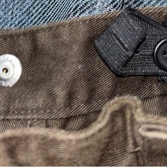 COMME CA ISM プリーツ スカート ダークブラウン 110コムサ イズム の画像