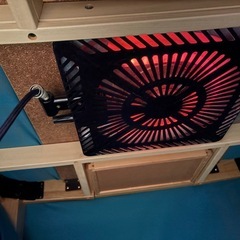 テーブルコタツ椅子二個付きあげますの画像